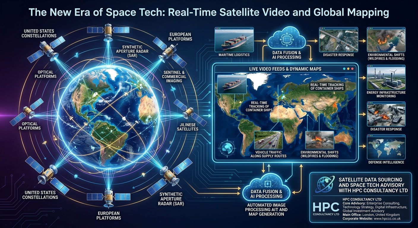 Real-Time Satellite Video and Global Mapping Cyprus
